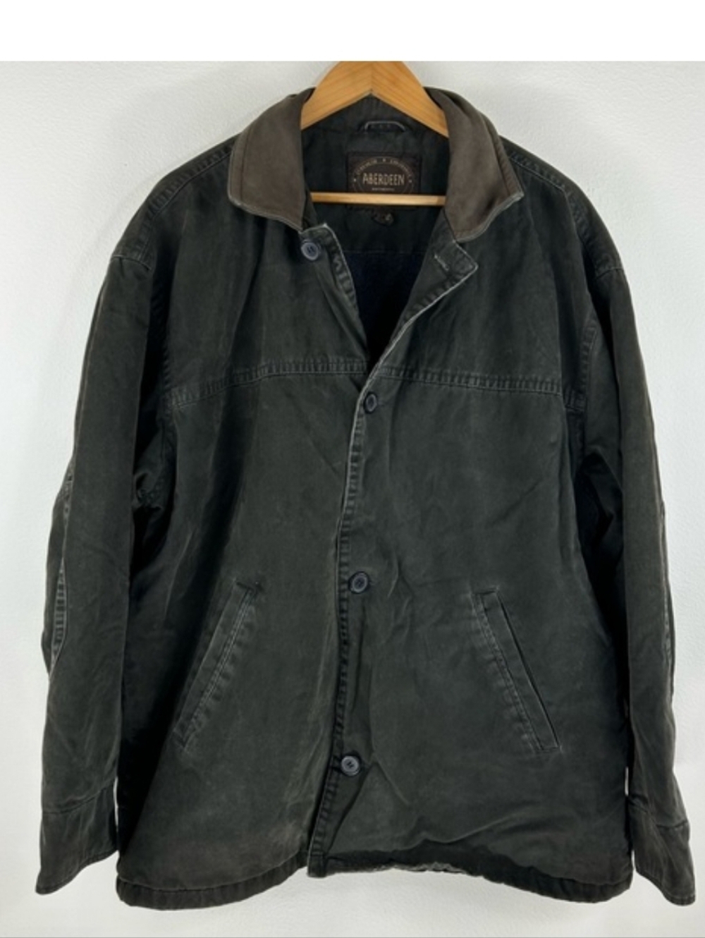 Aberdeen Vintage Oil Rubbed Farmhouse Barn Work‎ Jacket. SIZE L